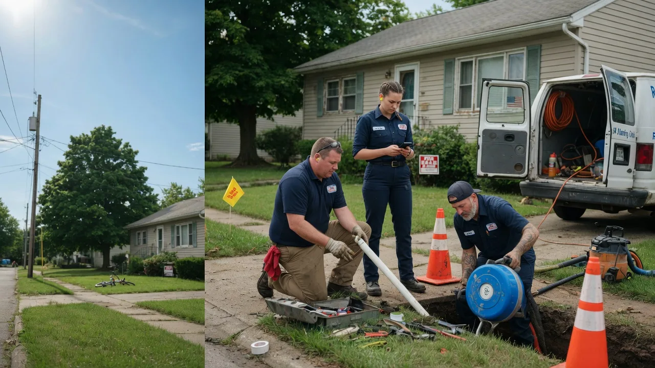 Sewer Line Repair in Holmesville, OH near me